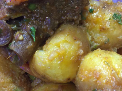 Potatoes hotpot/pork