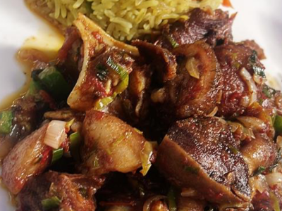 Pork sauce/pork ribs sauce/fries/fried rice