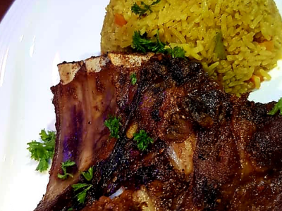 Pork ribs/fries