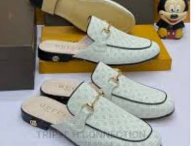 Quality men leather slippers