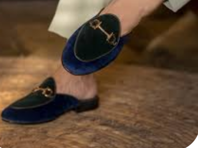 Quality men leather slippers