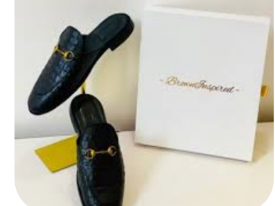 Quality men leather slippers