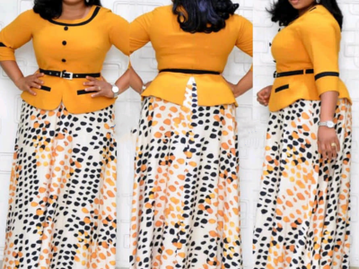 Female elegant Corporate wear 2 pcs outfits
