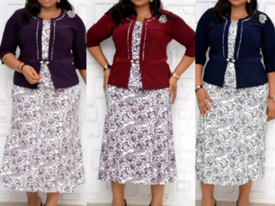 Female elegant Corporate wear 2 pcs outfits