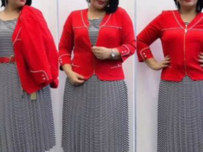Female elegant Corporate wear 2 pcs outfits