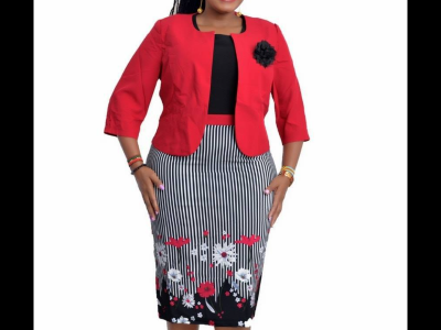 Female elegant Corporate wear 2 pcs outfits