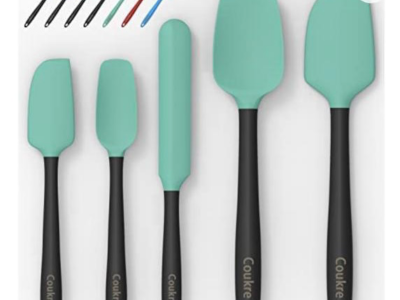 6 Cake decor silicon spoons