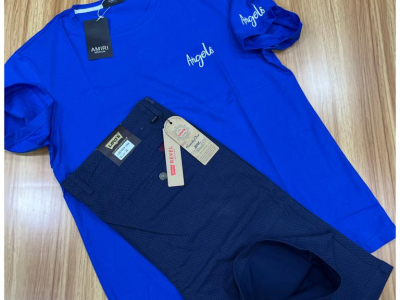 Culotte kaki + T -shirt