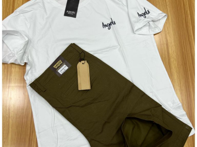 Culotte kaki + T -shirt