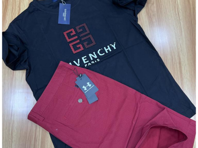 Culotte kaki + T -shirt