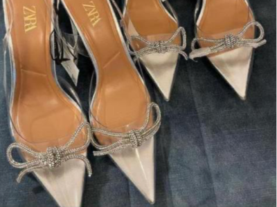 Zara ( transparent high heels)