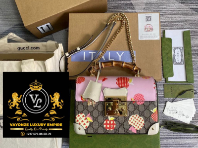 Female designer handbag