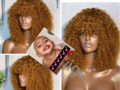 Human hair blend afro