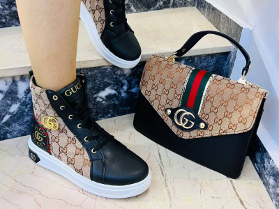 Handbag with Tennis shoes ( Set)