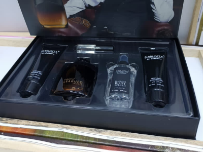 Carlotta Set ( High quality Perfume, body spray ,bathing gel and body lotion)