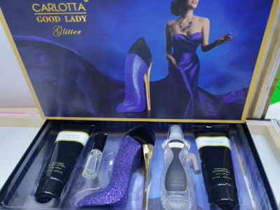 Carlotta Set ( High quality Perfume, body spray ,bathing gel and body lotion)