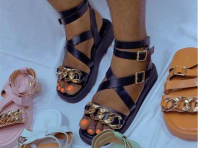 Female designer sandals