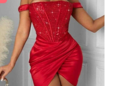 Red gown