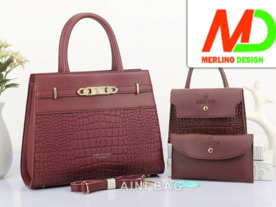 Female designer handbag