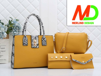 Female designer handbag