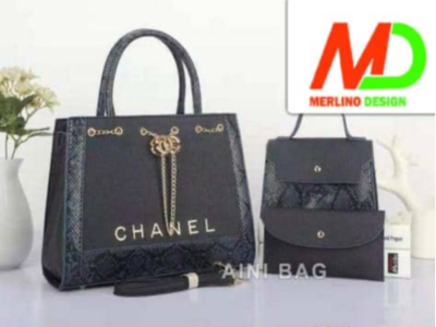 Black Channel handbag