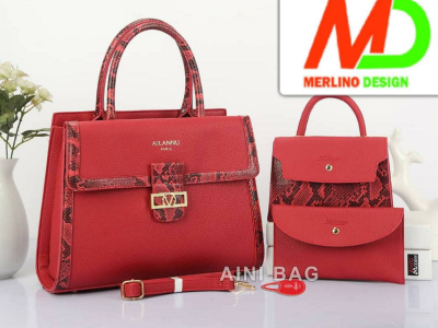 Female designer handbag