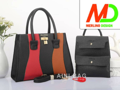 Female designer handbag