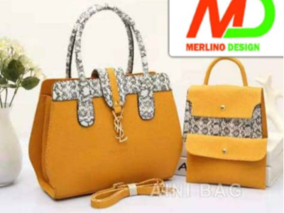 Yellow YVES SAINT LAURENT handbag