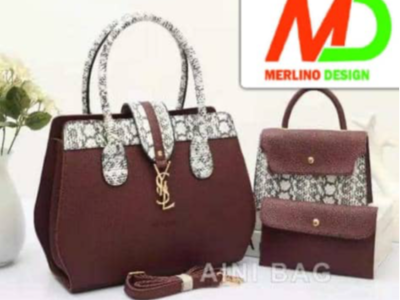 Coffee brown YVES SAINT LAURENT handbag