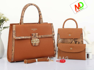 Brown Female designer handbag