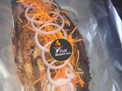 Roasted fish