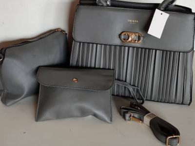 Grey Female Handbag