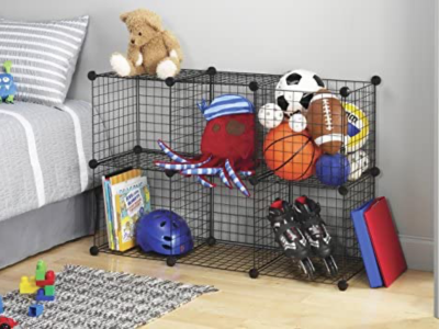 Rangement  pour jouets enfants  disponibles en couleur  noir