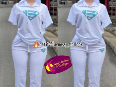 White Female Jogging