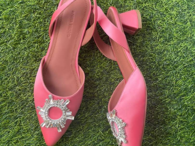 Medium heel mules