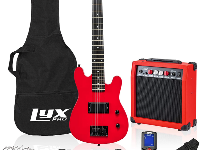 LyxPro 30 Inch Electric Guitar and Starter Kit for Kids