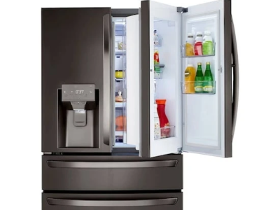 LG - 22.5 Cu. Ft. 4-Door French Door