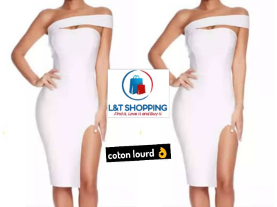 Straight white dress