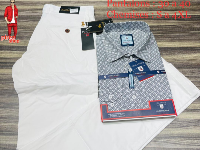 Ensembles pantalons kaki chemises MURRY HOMEM