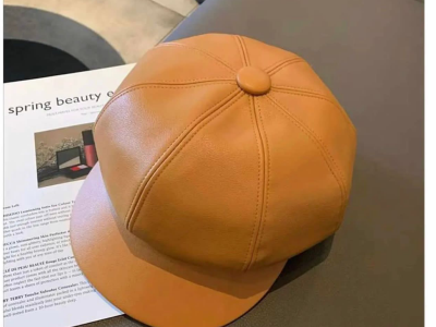 Leather face cap