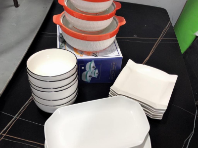 Set ( plates , bowls , Trays )