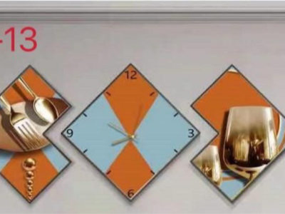Crystal clock and frame