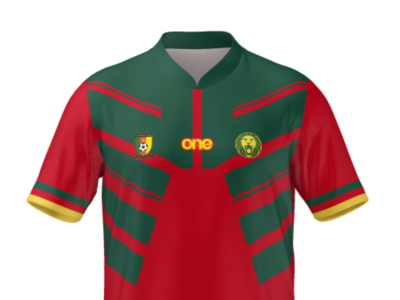 OFFICIAL CAMEROON FECAFOOT GREEN FAN WEAR JERSEY