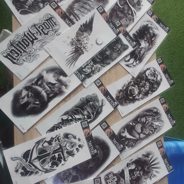 Temporary tattoo stickers