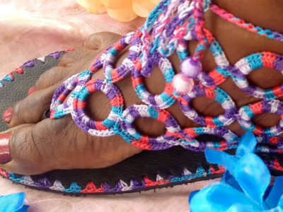 Sandal tricotées