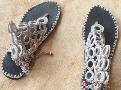 Sandal tricotées