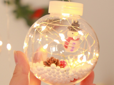 Boule pour sapin lumineuse
