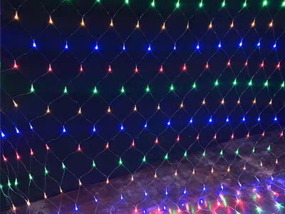 Jeu de lumière multicolore