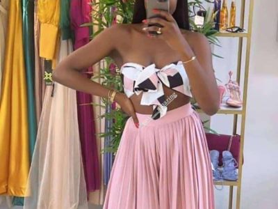 Crop top and trouser