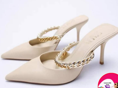 High heels sandals
